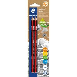 Potlood staedtler jumbo multikleur pk2