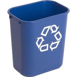 Rubbermaid prullenbak 76194166 polyethyleen blauw