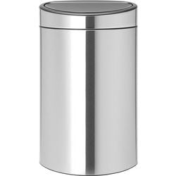 Brabantia touchprullenbak 55112867 rvs (roestvrij staal) zilver