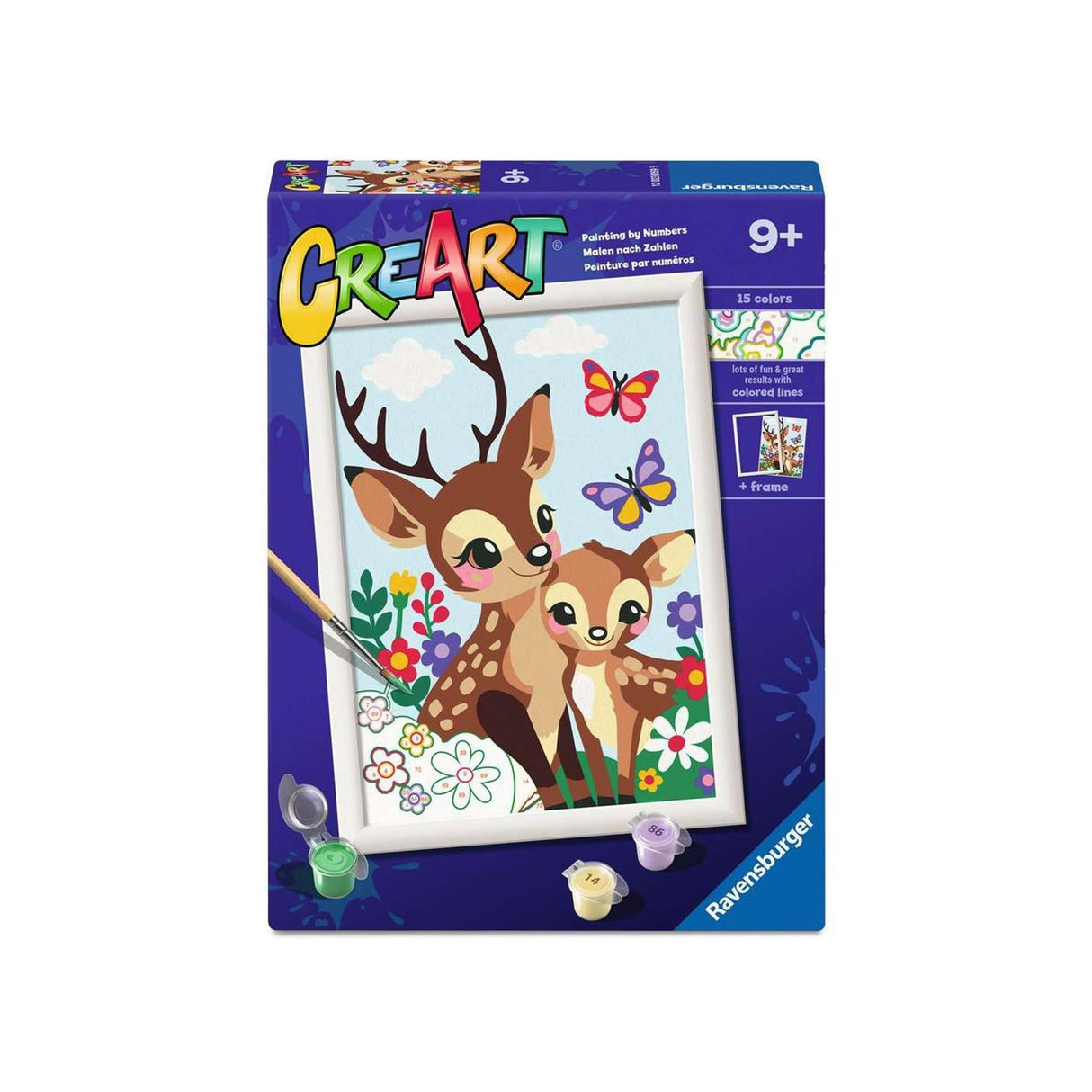Ravensburger creart vrolijke herten