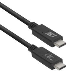 Act usb-c-kabel ac7402 zwart 2 m