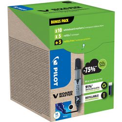 Pilot whiteboard-marker greenpack zwart