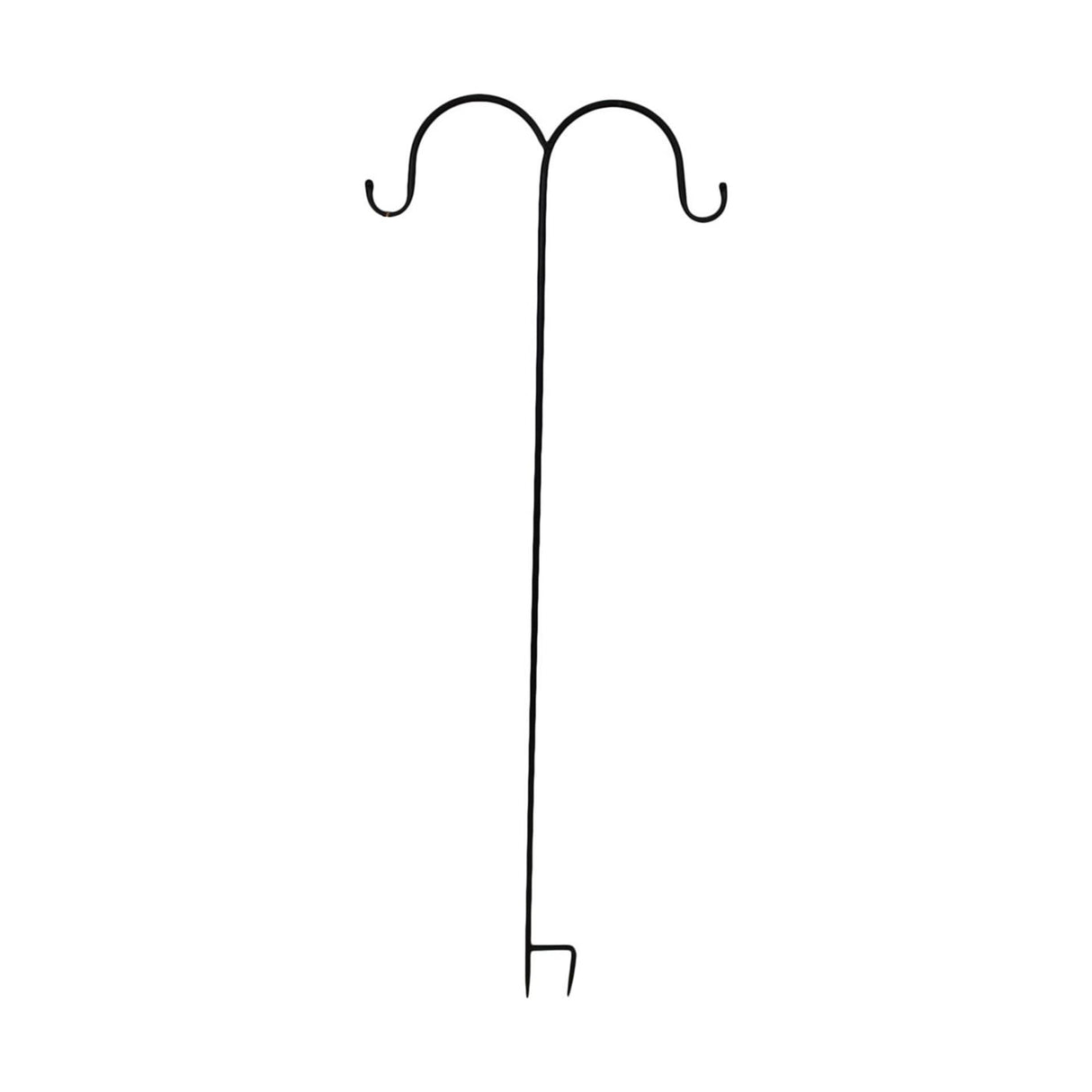 Dijk natural collections tuinsteker haak metaal zwart 25x118cm