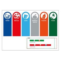 Recycling-sticker vepa bins vb 191420 assortiment