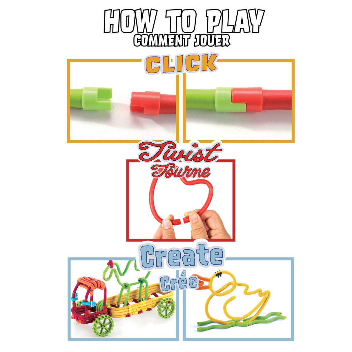 Spaghetteez 3d art flexibele bouwstaafjes, 70dlg.