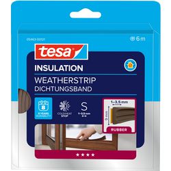 Tochtstrip tesa bruin 21 mm x 168 mm x 195 mm