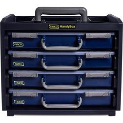 Raaco assortimentsdoos - handybox - met 4 assortimentsdozen - incl. inzetbakjes - 265 x 376 x 310 mm - 136242