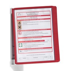 Durable h j wandhouder durable 5551-03 a4 rood