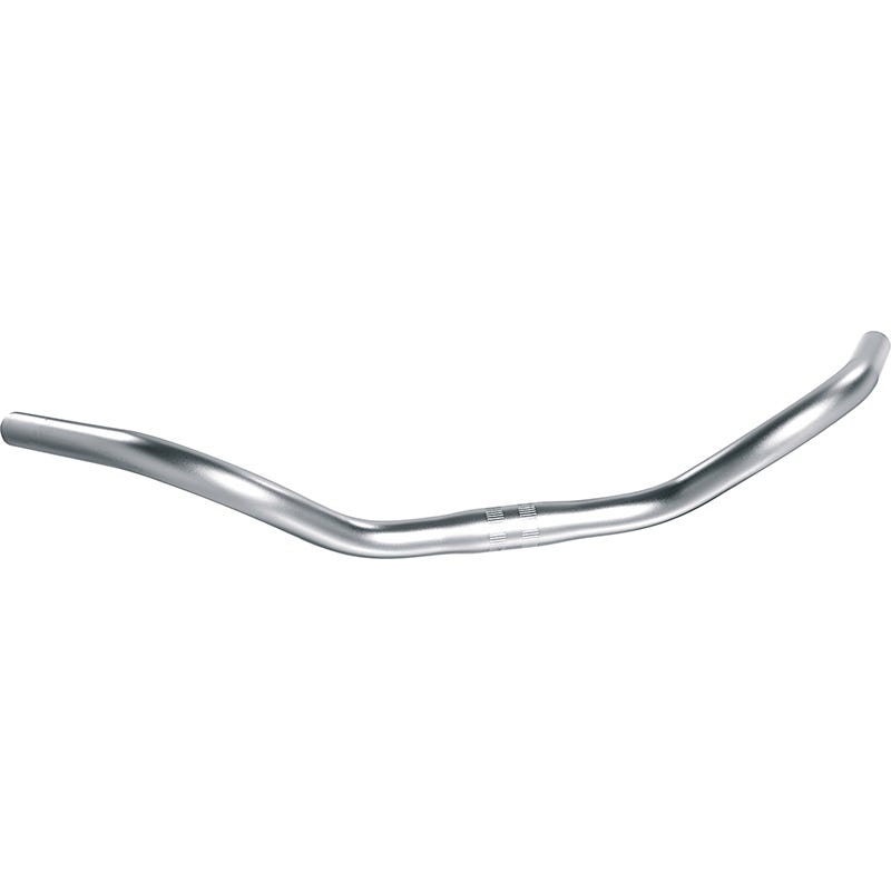 Ergotec stuur stuttgarter 550mm ã˜25,4 level 2 alu zilver