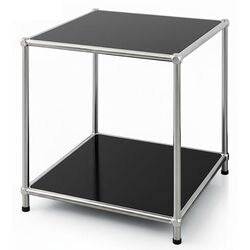 Bijzettafel floordirekt concept epure zwart 400 mm x 400 mm x 460 mm