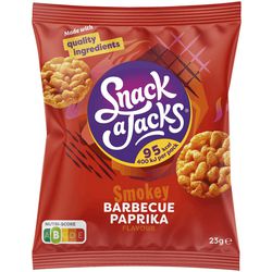 Snack a jacks crispy barbecue paprika - tussendoortje - 8 x 23 gram