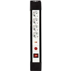 Stekkerdoos nedis exs430spf1pro wit, zwart