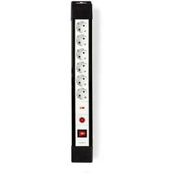 Nedis stekkerdoos exs630spf1pro wit, zwart