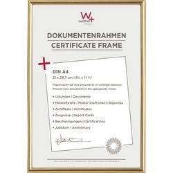Walther galeria - kunststof lijst - fotoformaat 21 x 29,7 cm (din a4) - metallic goud