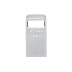 Usb-stick kingston datatraveler micro 128 gb zilver