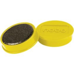 Nobo whiteboard-magneten 1915302 geel magnetisch