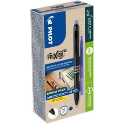 Rollerballpen pilot frixion ball plus 2262703g10m blauw 0,4 mm medium