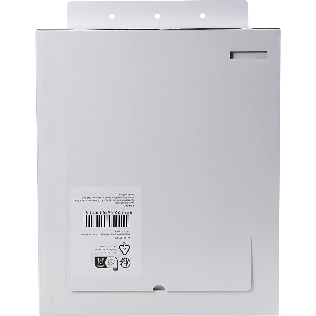 Https: www.cchobby.nl wegwerpschort-h-110-cm-b-80-cm-wit-100-stuk-1-doos-132409