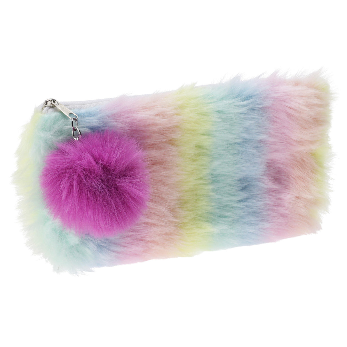 Etui regenboog pluche, 20,5cm