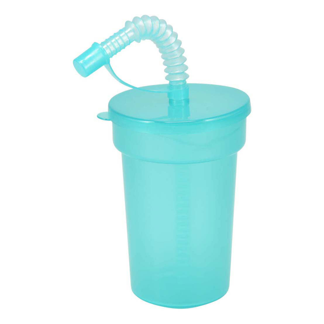 Koopman gekleurde drinkbekers speelgoed met rietje - set van 6 kunststof bekers.
