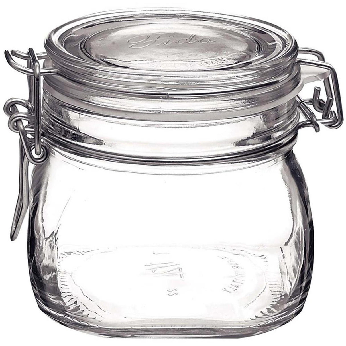 Rocco bormioli bormioli weckpot inmaakpot vierkant 0,5ltr fido pak a 6 st