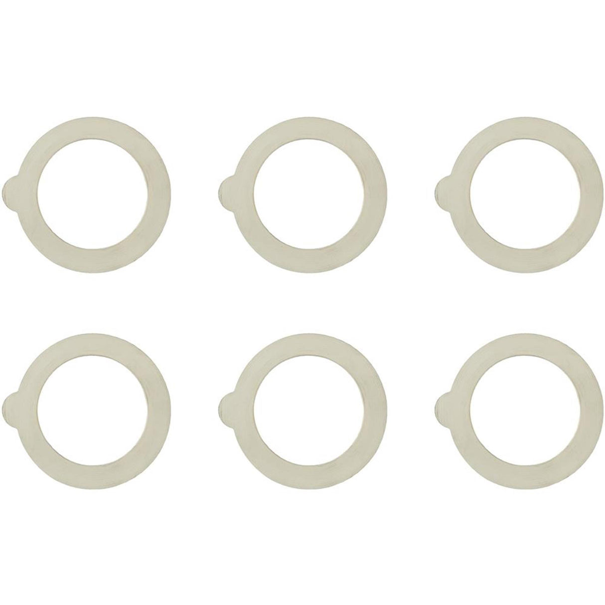 Bormioli rocco fido weckpotring rond rubber 90 mm 6 stuks voor inmaakpot