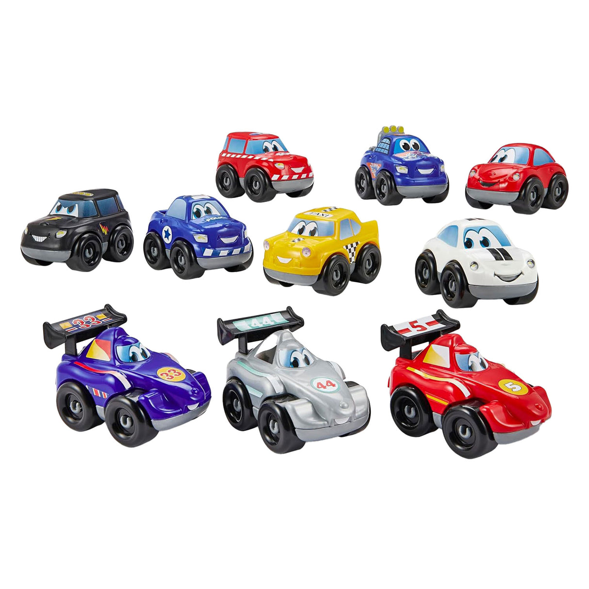 Abrick ecoiffier racewagens - 10st.