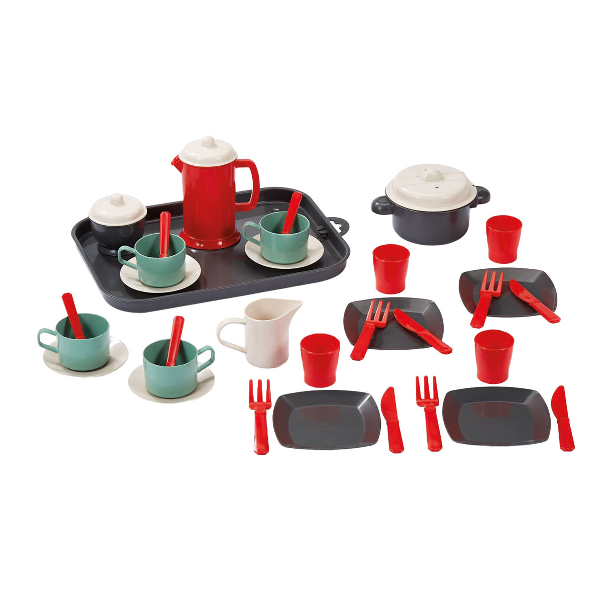 Ecoiffier 100% chef thee en dinerset