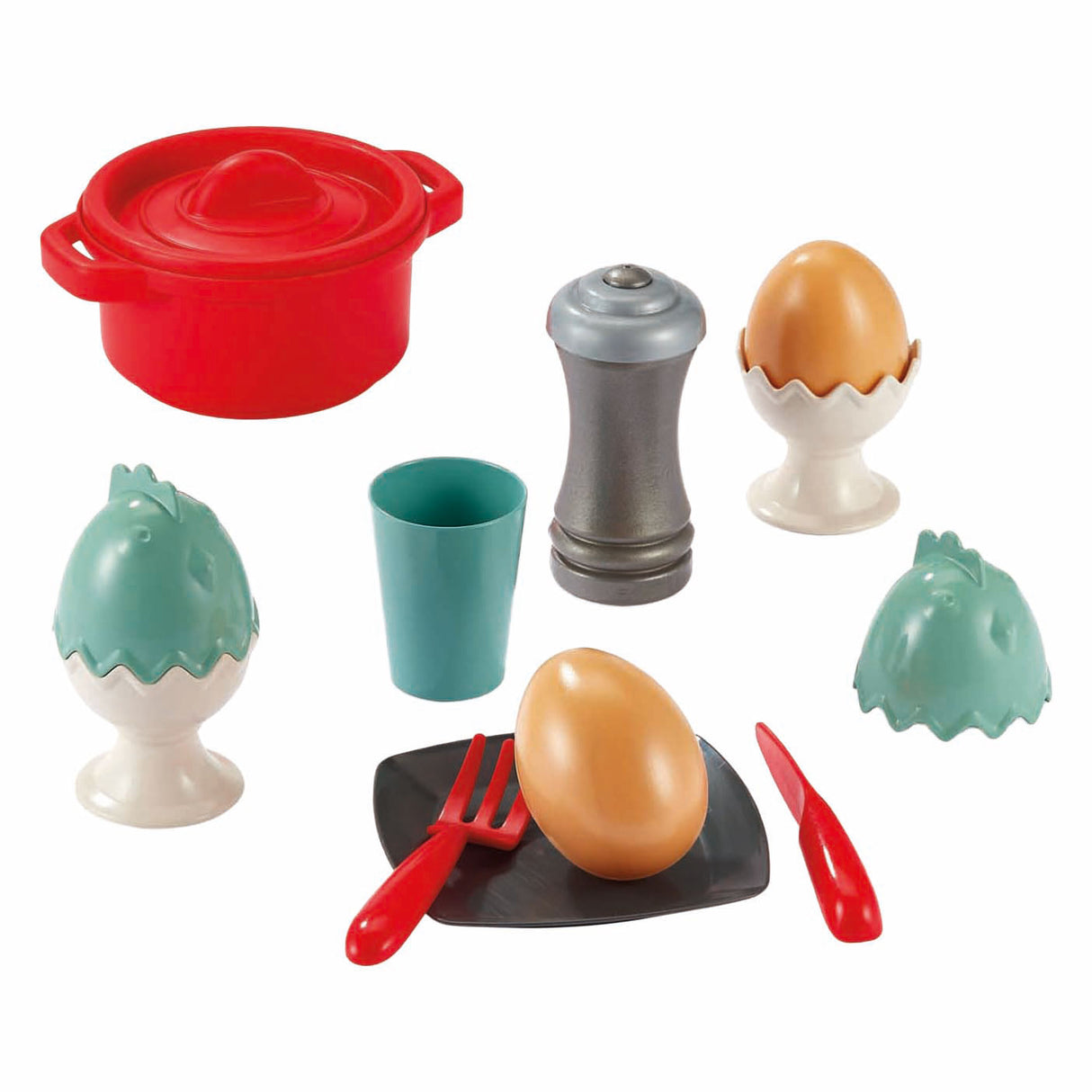 Écoiffier ecoiffier 100% chef servies in opbergbox - 70dlg.