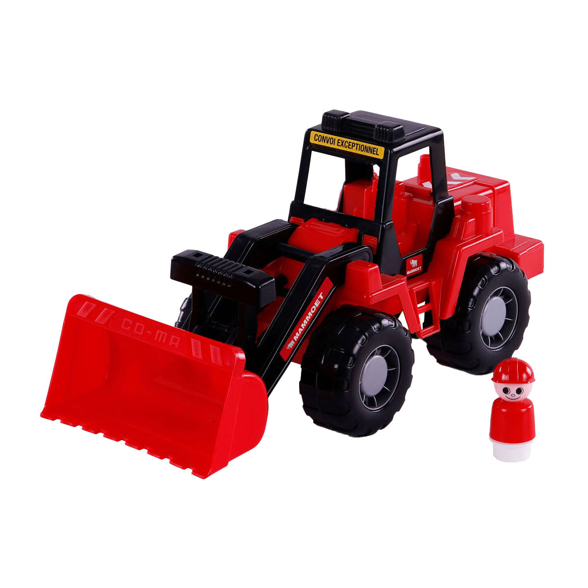 Cavallino mammoet graafmachine met speelfiguur, 42,5cm