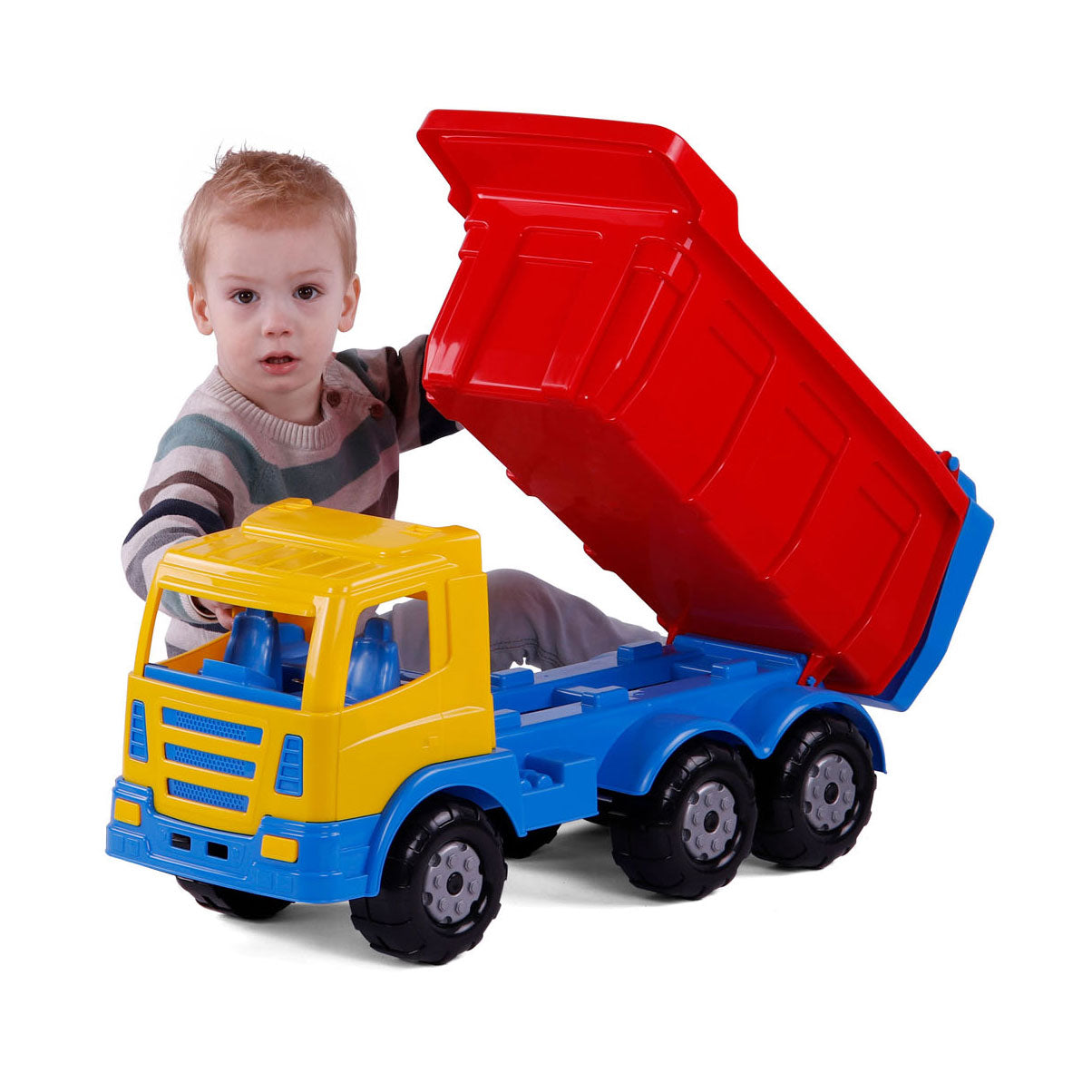Polesie kiepwagen xxl - 67 cm - grote vrachtwagen
