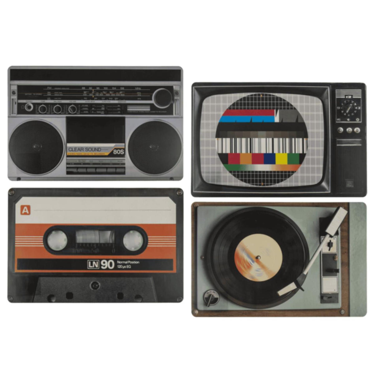 Ootb placemat hi-fi elementen 44x29cm 4 ass.