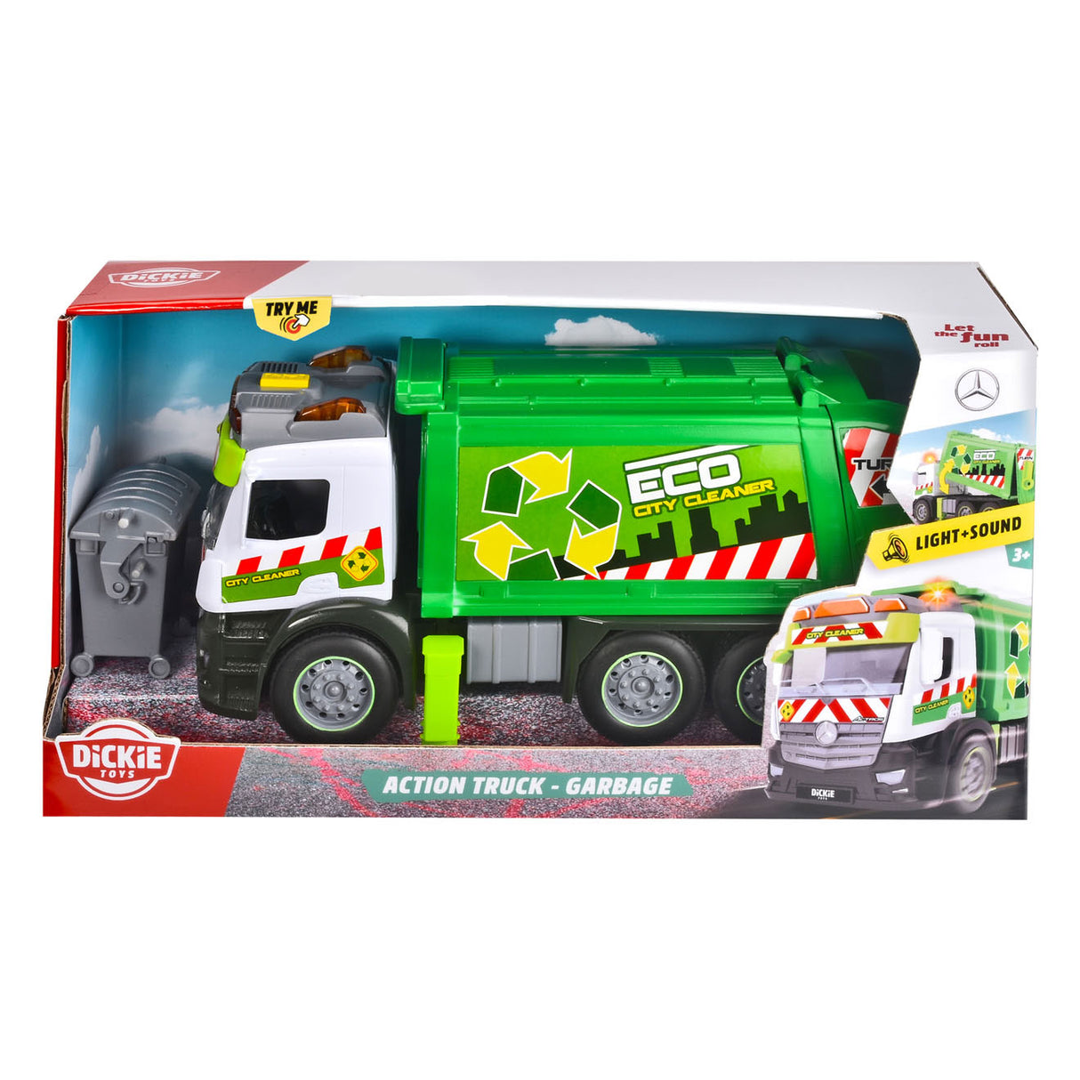 Dickie action truck - vuiliniswagen