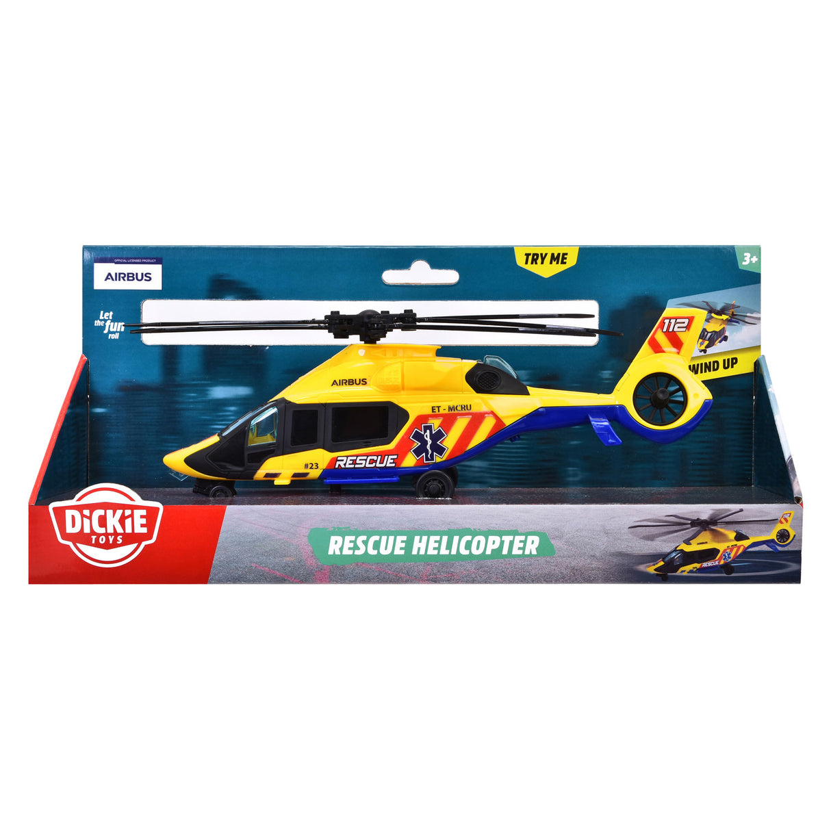 Dickie h160 reddingshelikopter geel - 203714022