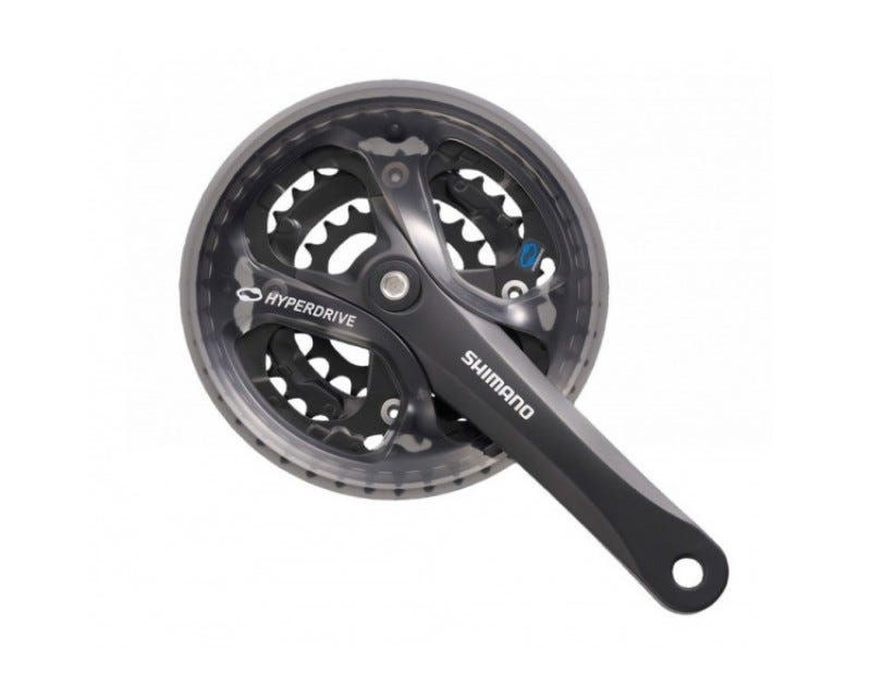 Shimano crankset crankstel acera m361 170mm 7 8 speed vierkant zwart