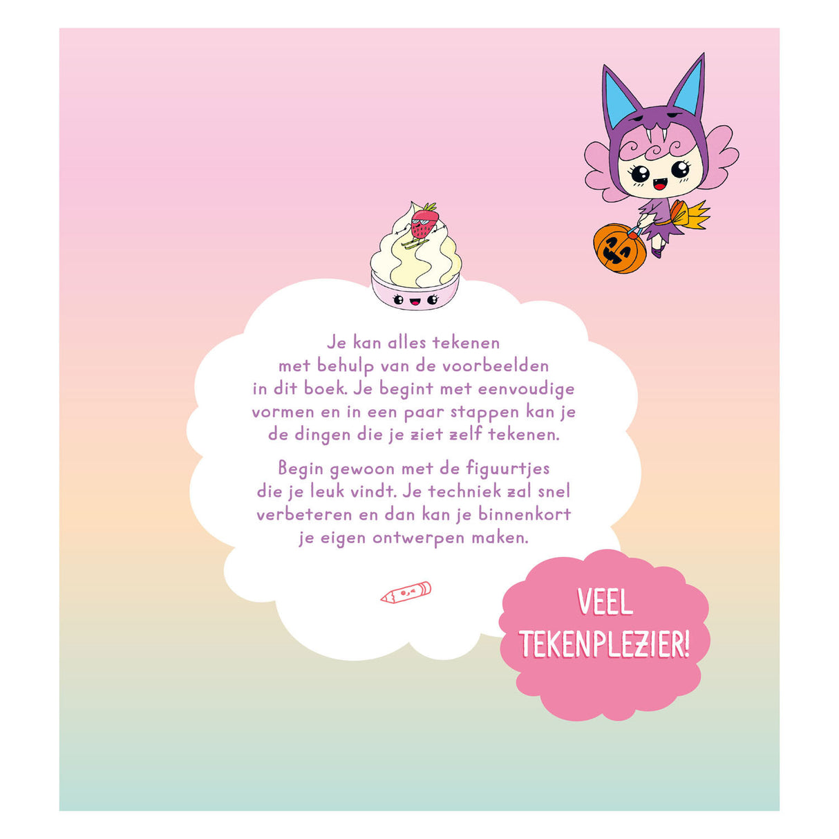 Deltas stap voor stap kawaii leren tekenen