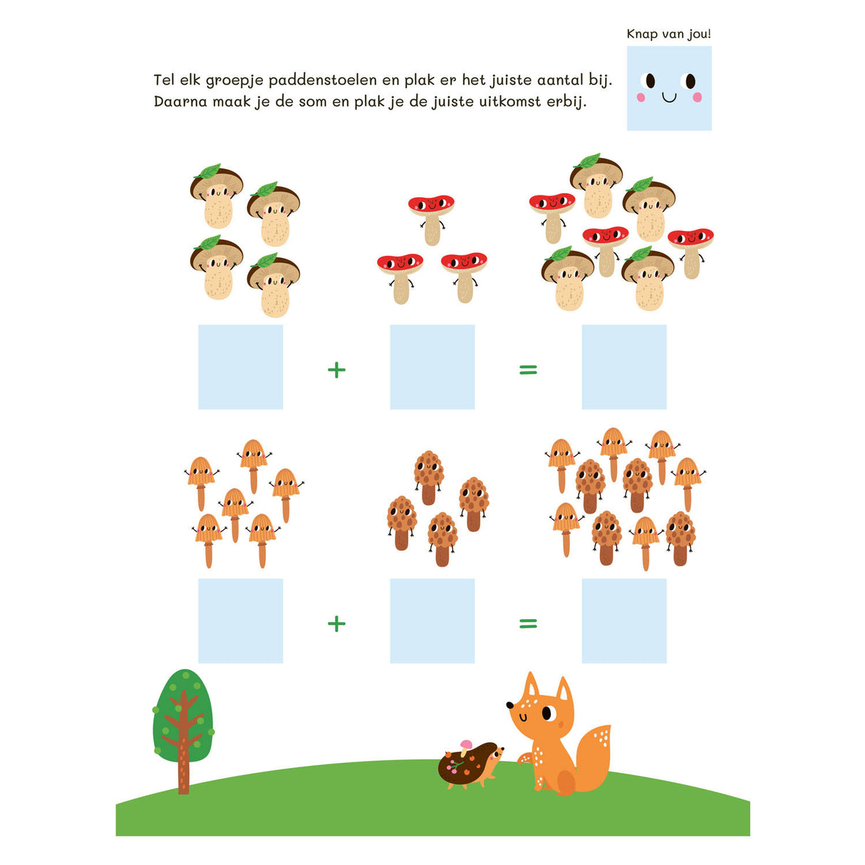 Deltas ik leer rekenen met stickers 6-7 jaar