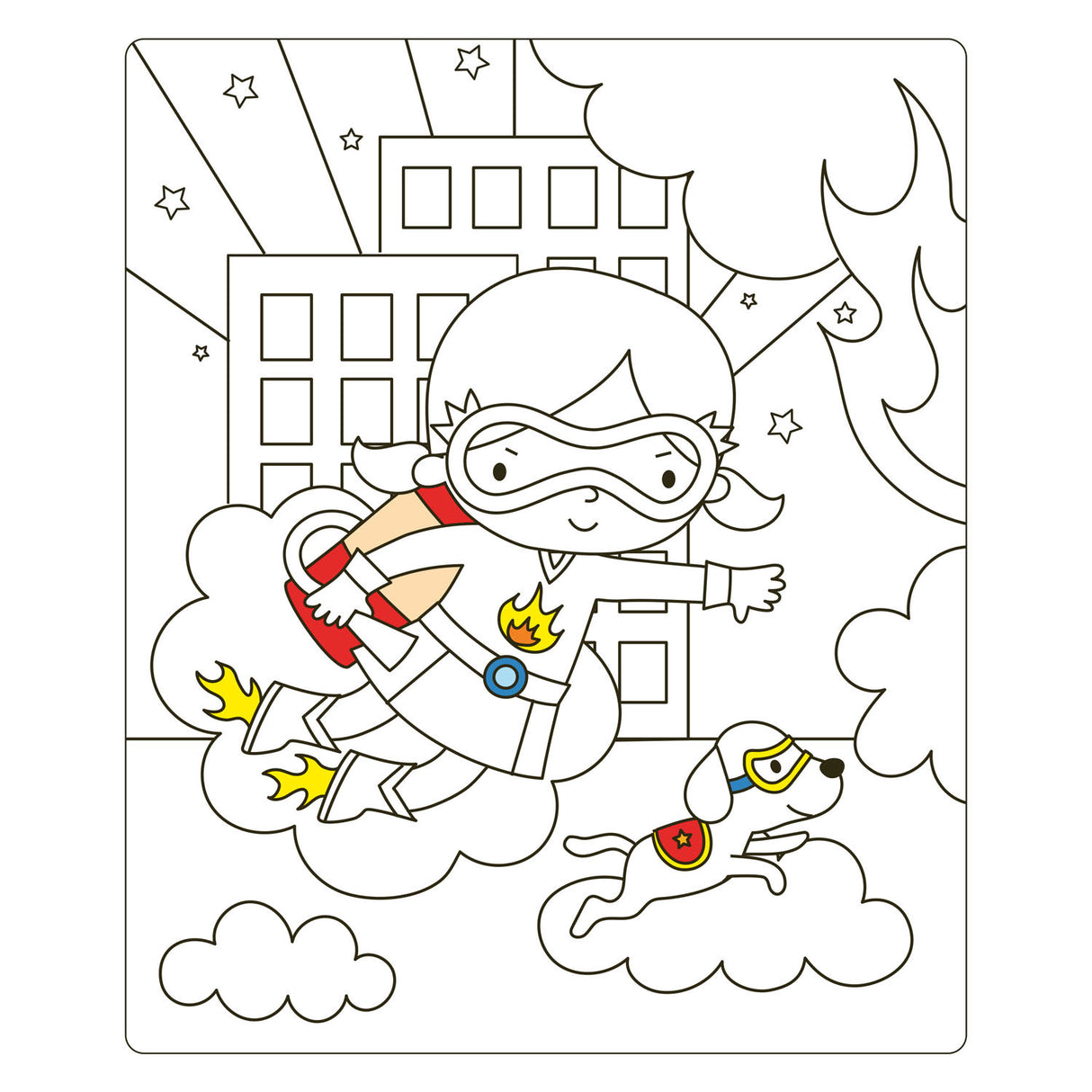 Deltas super girls sticker fun - aankleedpoppen super girls sticker fun - poupées à habiller