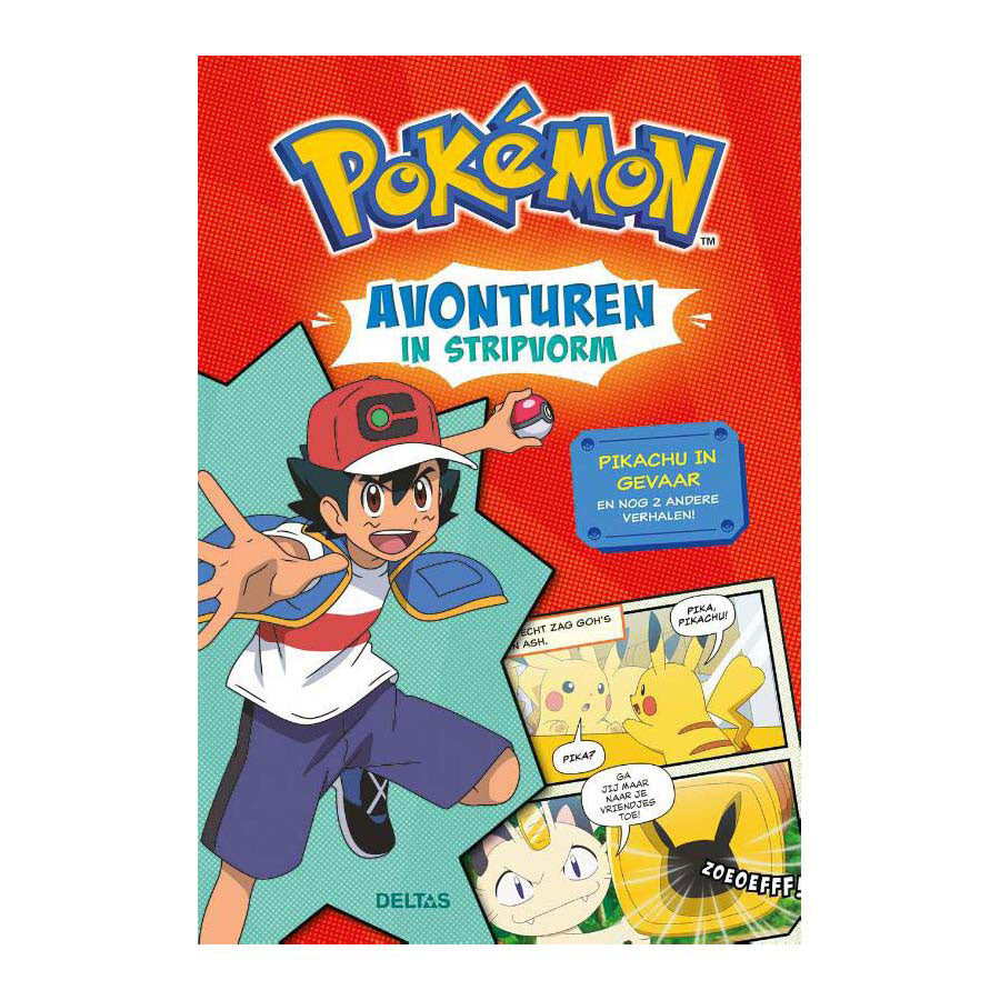 Deltas pokémon avonturen in stripvorm - pikachu in gevaar