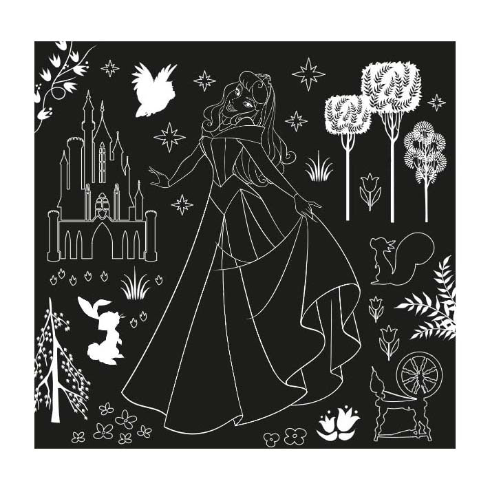 Deltas disney kraskaarten princess
