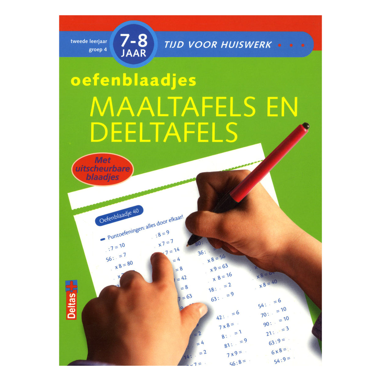 Deltas oefenblaadjes maaltafels en deeltafels (7-8