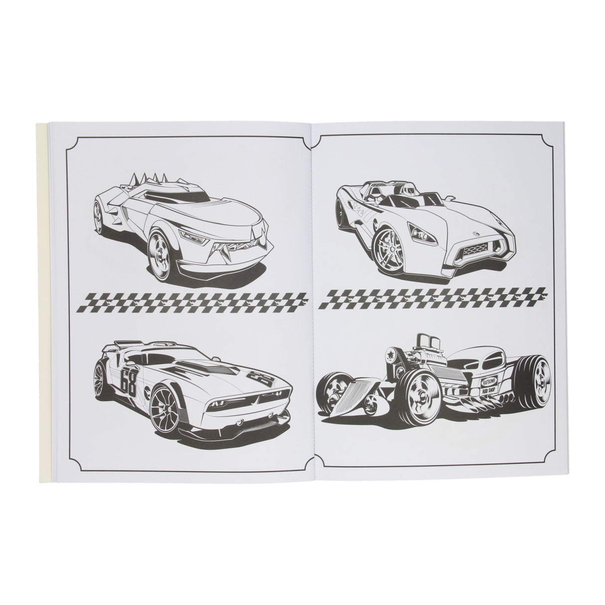 Super Color Kleurboek Hot Wheels met Potloden