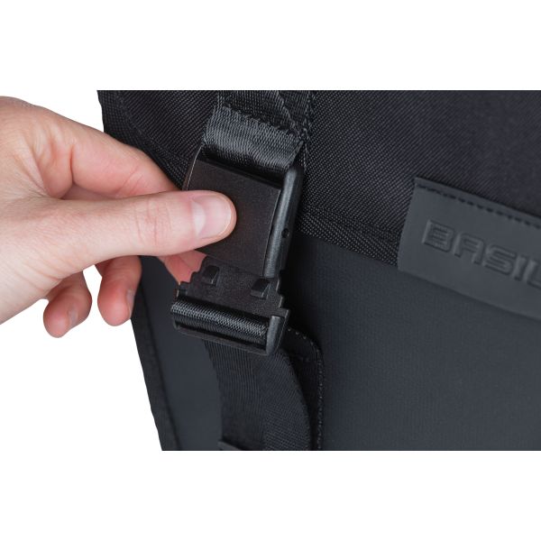 Basil Tour dubbele fietstas 35L zwart