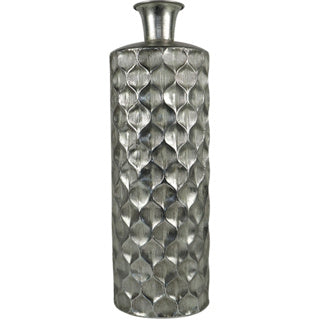 No brand vaas zilverkleurig 57 cm | 2 stuks
