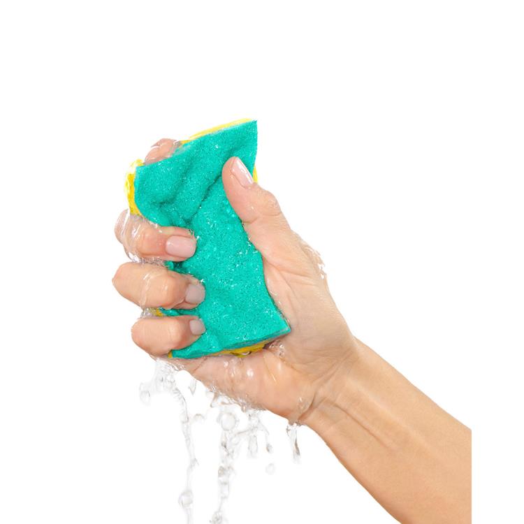 Vileda 1066630 - schuurpons glitzi always clean | 16 stuks