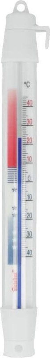 Metaltex thermometer koelkast vriezer 21 cm wit