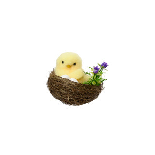 Kuiken in nest foam 4 assorti pasen | 24 stuks