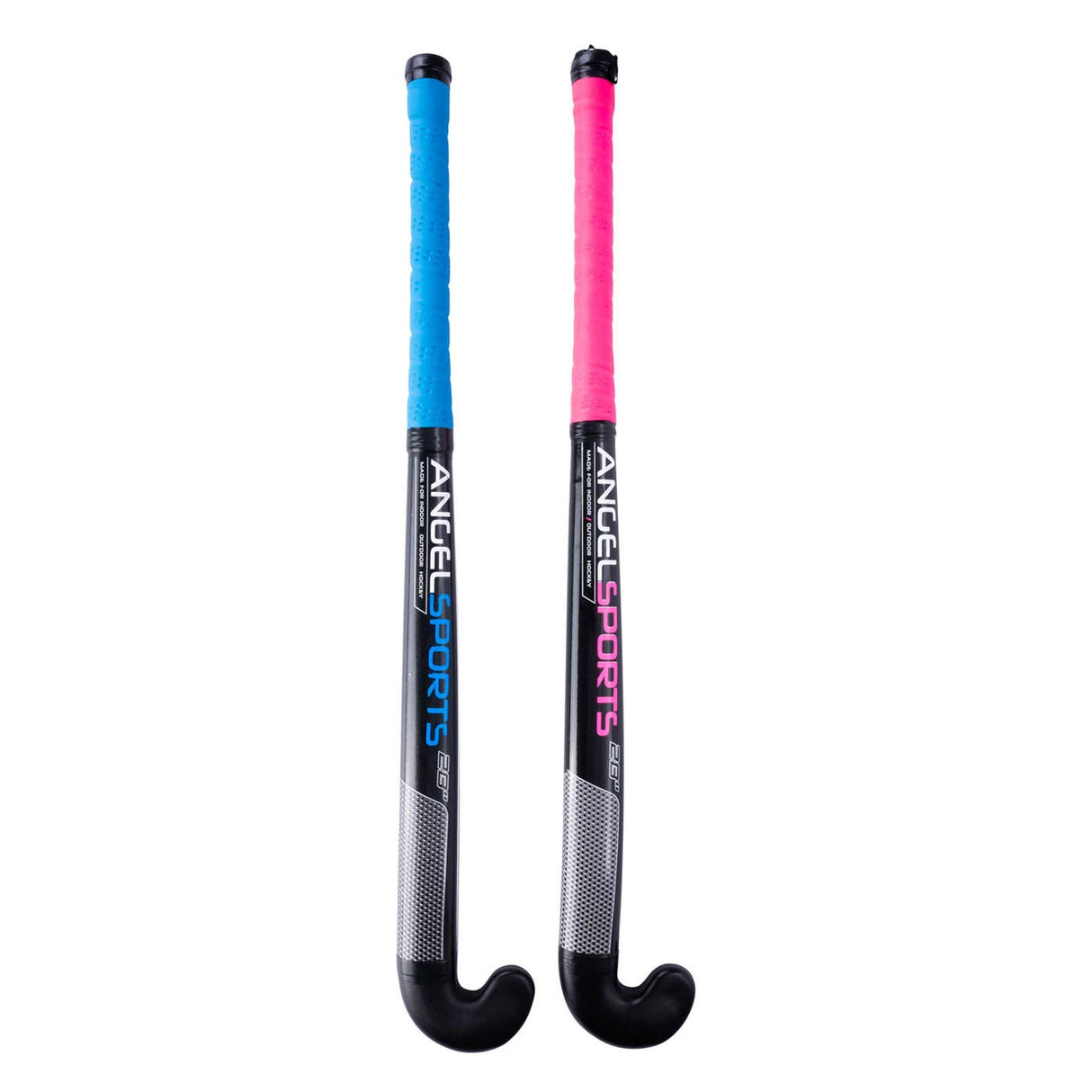 Angel sports hockeyset roze en blauw 28''
