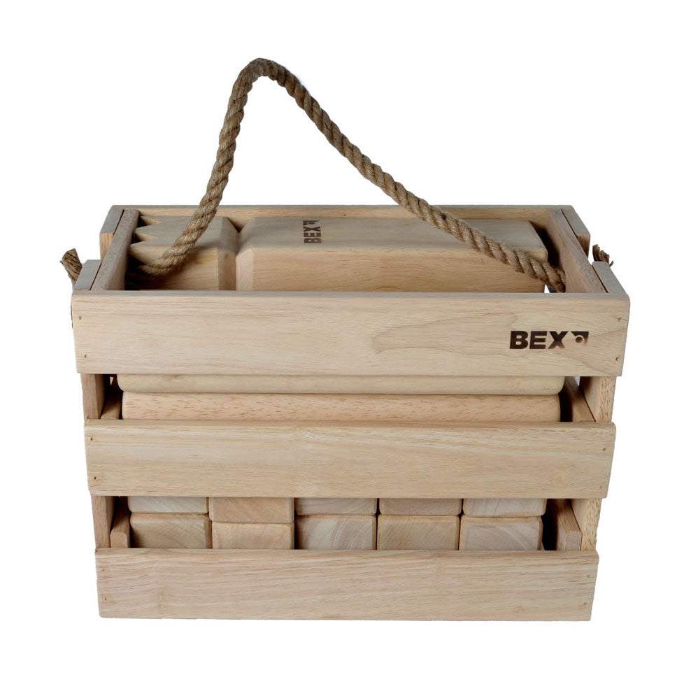Bex kubb in houten kist
