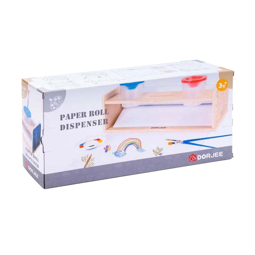 Dorjee papierrolhouder hout
